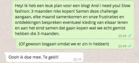 Fashion detox whatsapp